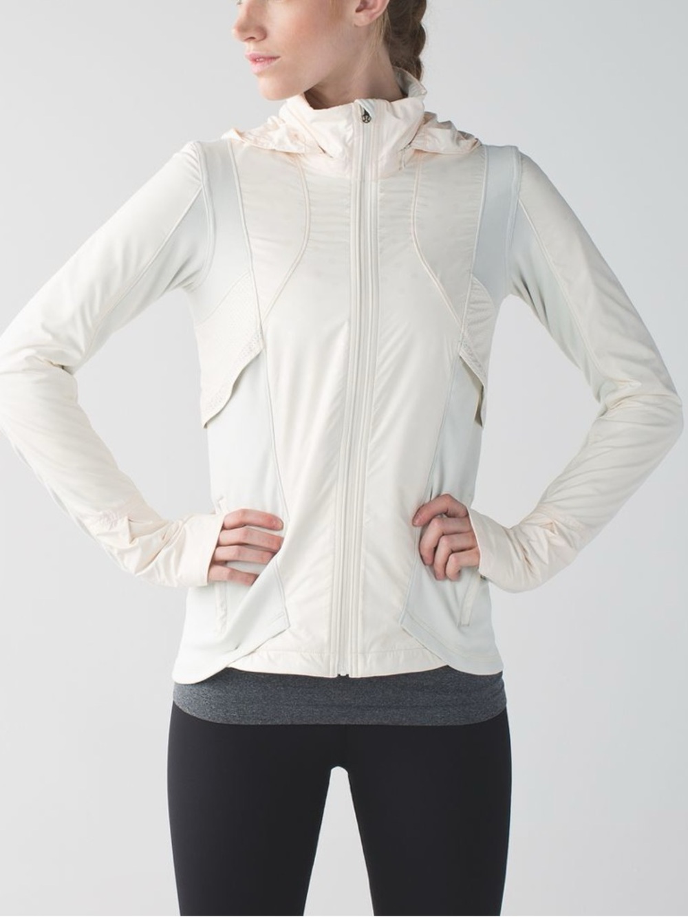 lululemon athletica Kanto Catch Me Jacket Size 4 Cream